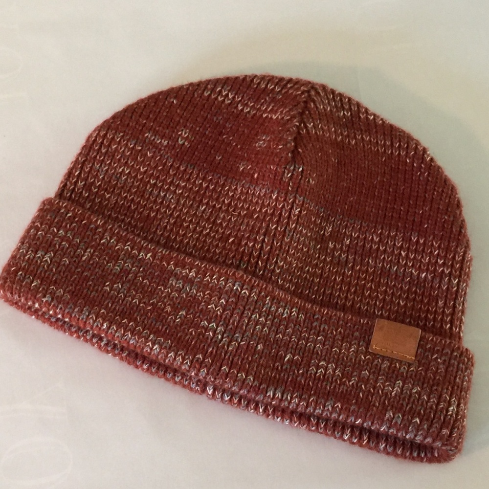 Yellow 108 Burgundy Brown Beanie Hat